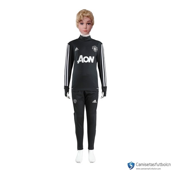 Chandal Manchester United Niño 2017-18 Gris Marino